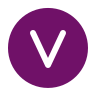 ECG+ PVC marker, a purple badge with the letter V